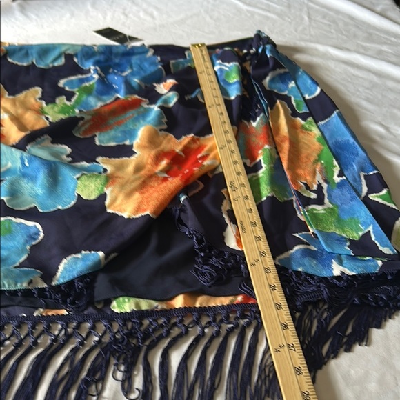 Lauren Ralph Lauren Blue and Orange Swim Sarong - Picture 5 of 7